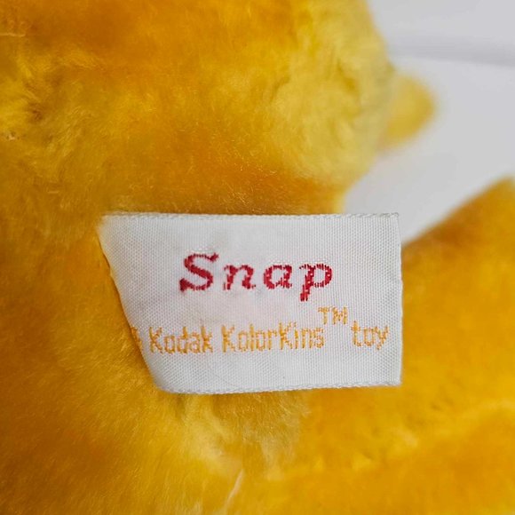 Kodak Kolorkins Vintage Plush With Tags Snap Collectible 1989 Kids Stuffed Toy - Picture 5 of 6